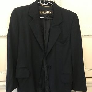 Black Escada Margaretha Ley Blazer Great Condition